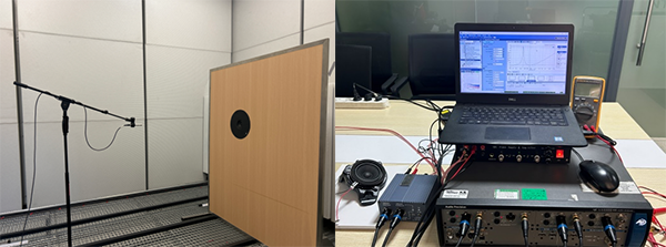 聲學性能測試布置圖